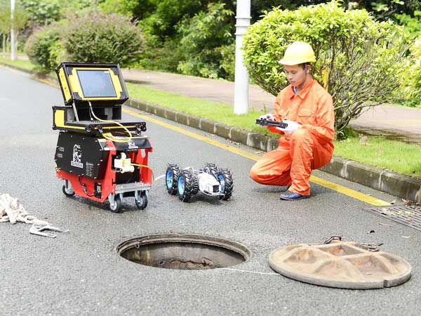 海尾镇管道机器人检测