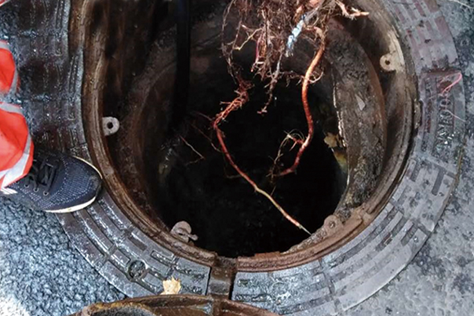 海尾镇管道预处理